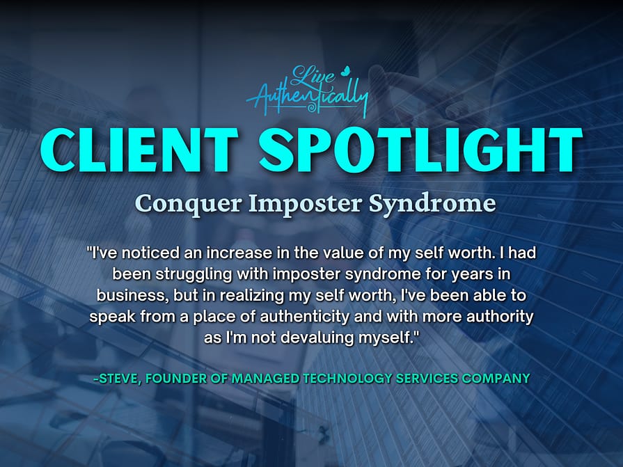Client Spotlight: Conquer Imposter Syndrome